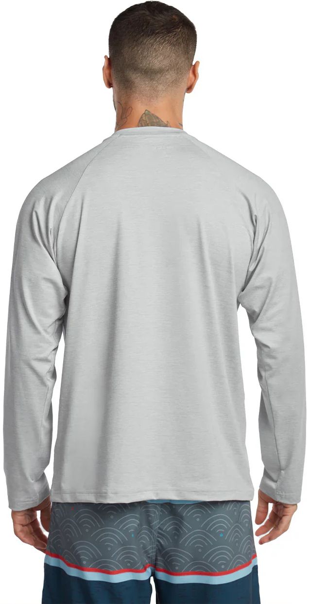 Hoseg Men's Polo Long Sleeve UV Shield (L) - Moonstone by Hoseg - Image 3