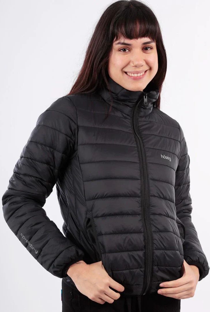 Hoseg Women's Alpafill 60 Hooded Puffer Jacket (M) - Phantom by Hoseg - Image 3