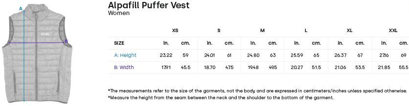 Hoseg Women's Alpafill 60 Puffer Vest (S) - Lead by Hoseg - Image 3