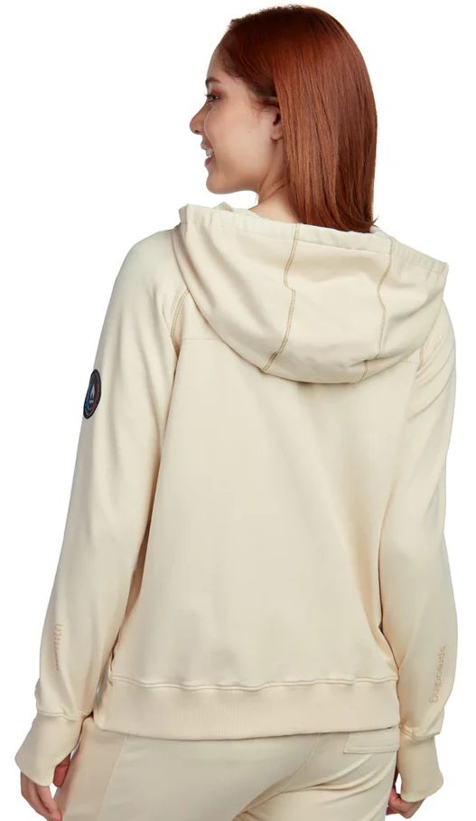 Hoseg Women's Full Zip Hoodie (S) - Artic Wolf by Hoseg - Image 3