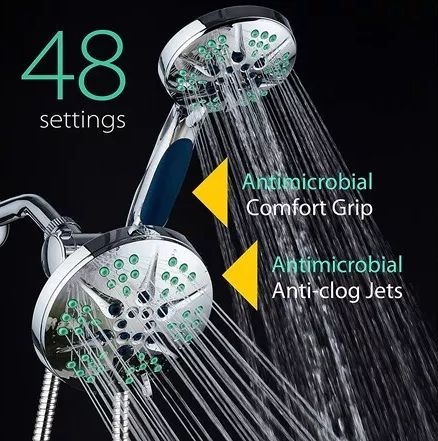 Hotel Spa Notilus Ultra Luxury Combo High Pressure Shower Head - Chrome by Hotel Spa - Image 2