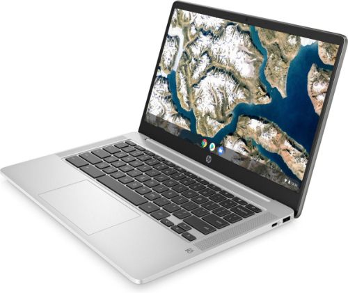 HP 14a-na0031wm Chromebook 14" - Silver - Intel Pentium Silver N5000 1.1GHz - 4GB RAM - 64GB by HP - Image 2