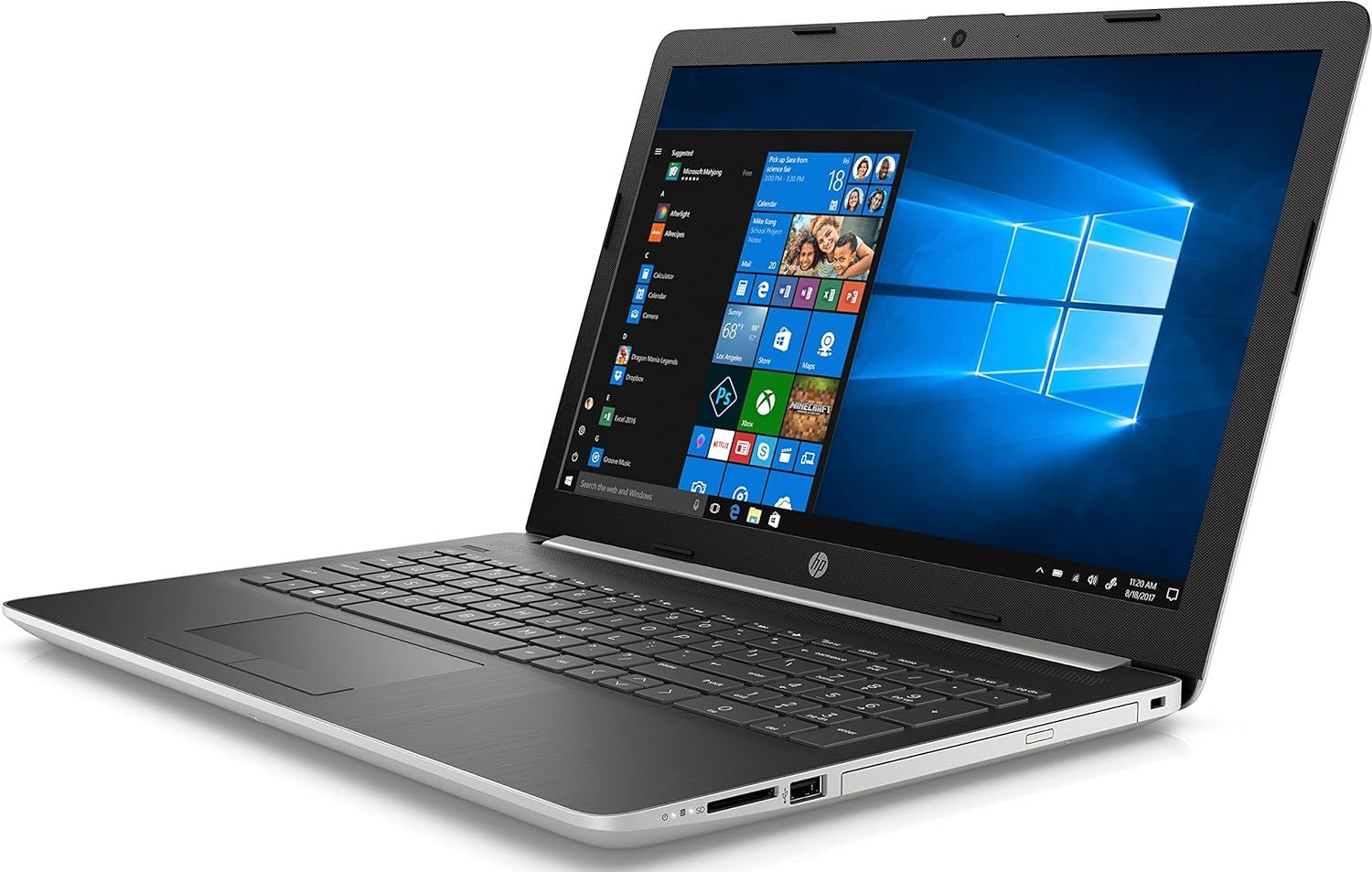 HP 15-da0061cl Notebook 15.6" - Natural Silver - Intel Core i5-8250U 1.6GHz - 16GB RAM - 1TB by HP - Image 2