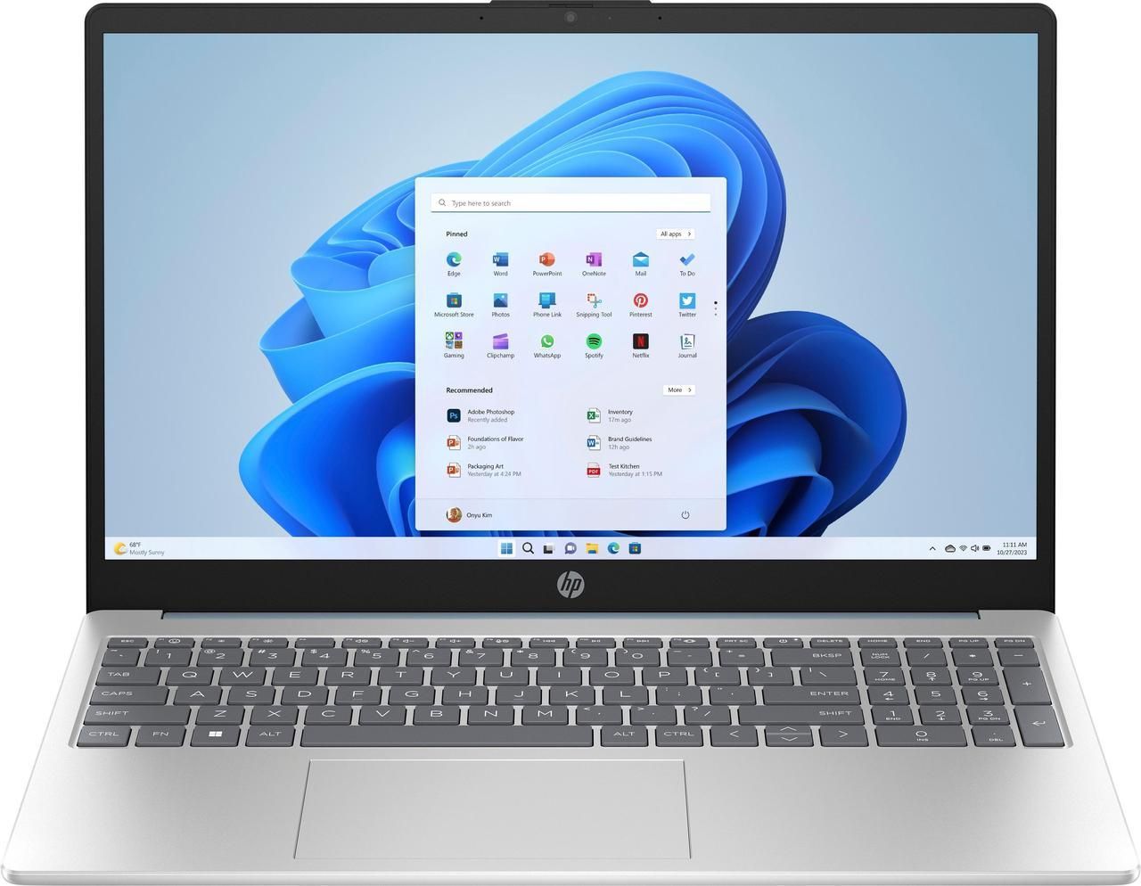 HP 15-fc0035tg Laptop 15.6" - Moonlight Blue - AMD Athlon Silver 7120U 2.4GHz - 8GB RAM - 256GB by HP - Refurbished - Very Good condition - US$456.98