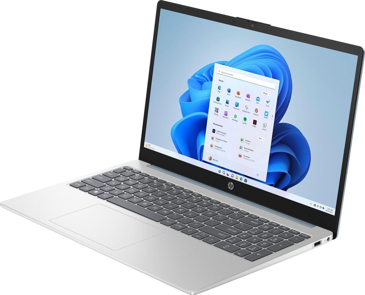 HP 15-fc0035tg Laptop 15.6" - Moonlight Blue - AMD Athlon Silver 7120U 2.4GHz - 8GB RAM - 256GB by HP - Image 2