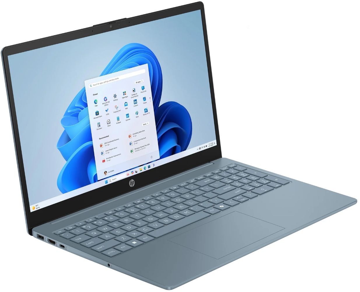 HP 15-fd0082wm Laptop 15.6" - Moonlight Blue - Intel Processor N200 1.0GHz - 4GB RAM - 128GB by HP - Image 2