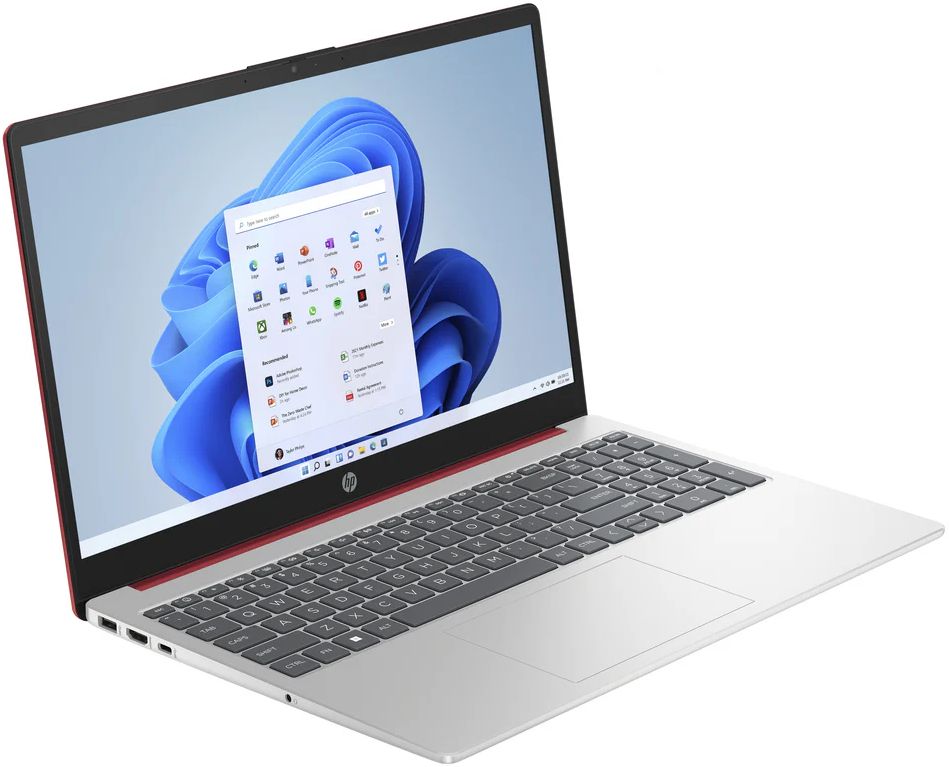 HP 15-fd0083wm Laptop 15.6" - Scarlet Red - Intel Pentium Processor N200 3.7GHz - 4GB RAM - 128GB by HP - Image 2