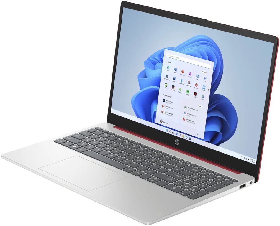 HP 15-fd0083wm Laptop 15.6" - Scarlet Red - Intel Pentium Processor N200 3.7GHz - 4GB RAM - 128GB by HP - Image 3