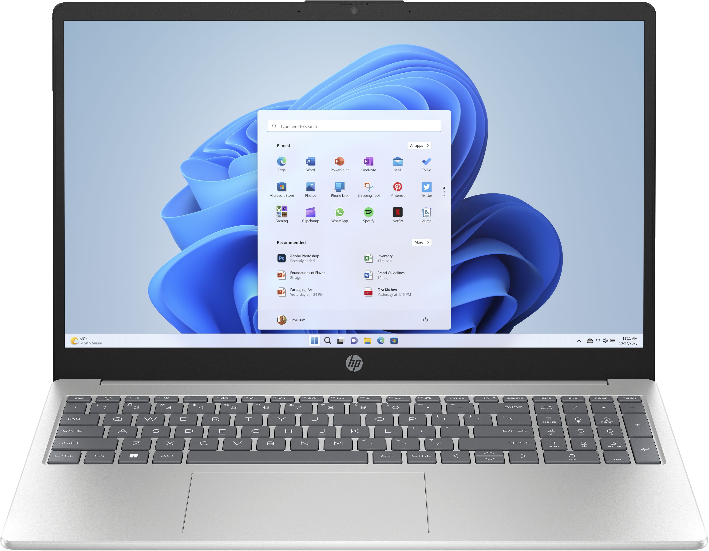 HP 15-fd1008cl Laptop 15.6" - Silver - Intel Core Ultra 7 155H 3.8GHz - 16GB RAM - 512GB by HP - Refurbished - Premium condition - US$908.99