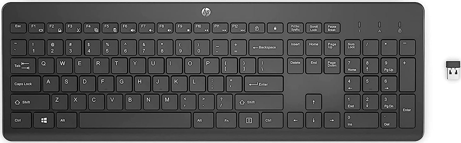 HP HP 230 Wireless Keyboard (3L1E7AA) - Black by HP - Refurbished - Very Good condition - US$68.48