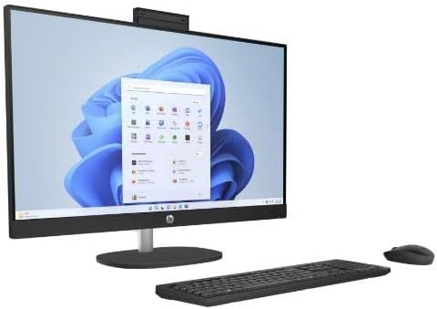 HP 24-CR0069 AIO Desktop PC 23.8" - Intel Core i3-N300 3.8GHz - 512GB - Black - 8GB RAM - 23.8 Inch by HP - Refurbished - Very Good condition - US$440.98