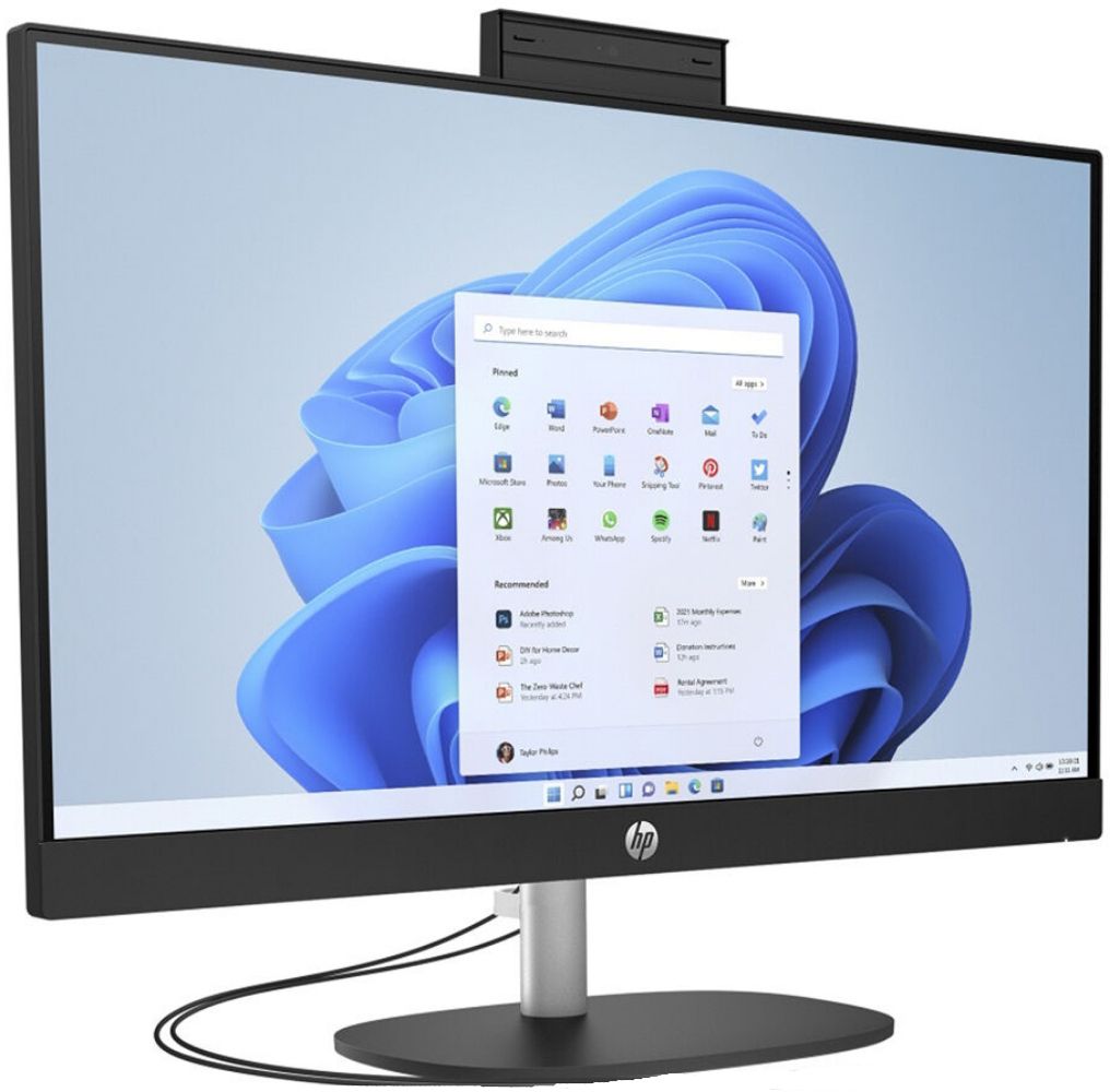 HP 24-cr1000i AIO Desktop PC 23.8" - Intel Core Ultra 5 125U 1.3GHz - 1TB - Jet Black - 16GB RAM - 23.8 Inch by HP - Image 2