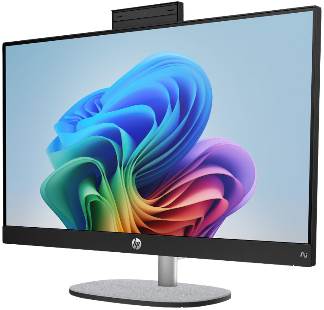 HP 24-cr2000t AIO Desktop PC 23.8" - Intel Core Ultra 5 225U 1.5GHz - 512GB - Jet Black - 16GB RAM - 23.8 Inch by HP - Image 2