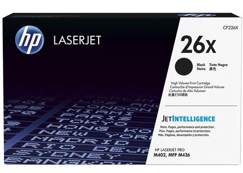 HP 26X High Yield Black LaserJet Toner Cartridge - Black by HP - Refurbished - Brand New condition - CA$201.49