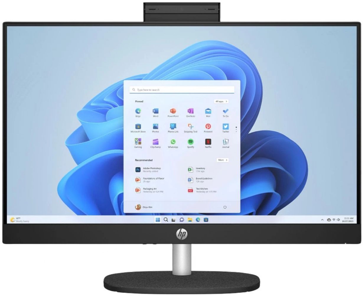 HP 27-cr1000i AIO Desktop PC 27" - Intel Core Ultra 5 125U 1.3GHz - 512GB - Jet Black - 8GB RAM - 27 Inch by HP - Refurbished - Very Good condition - US$602.98