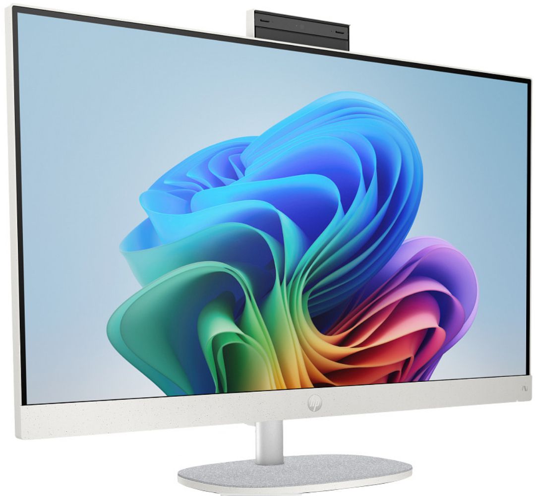 HP 27-cr2000t AIO Desktop PC 27" - Intel Core Ultra 5 225U 1.5GHz - 512GB - Shell White - 16GB RAM - 27 Inch by HP - Image 2