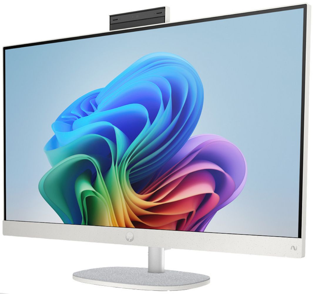 HP 27-cr2000t AIO Desktop PC 27" - Intel Core Ultra 5 225U 1.5GHz - 512GB - Shell White - 16GB RAM - 27 Inch by HP - Image 3