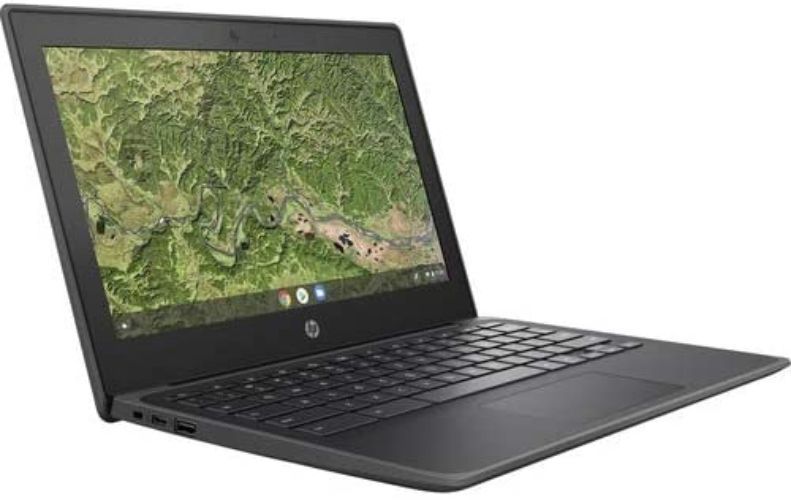 HP Chromebook 11A G8 EE Laptop 11.6" - Black - AMD A4-9120C 1.6GHz - 4GB RAM - 32GB by HP - Image 2