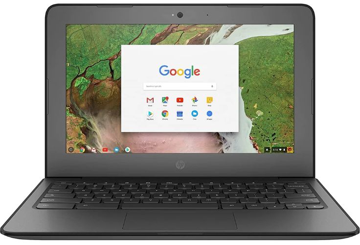 HP HP Chromebook 11 G6 EE Laptop 11.6" - AMD A4-9120C 1.6GHz - 4GB - 32GB - Gray - 11.6 Inch - Very Good - Standard Battery by HP - Refurbished - Very Good condition - US$90.49