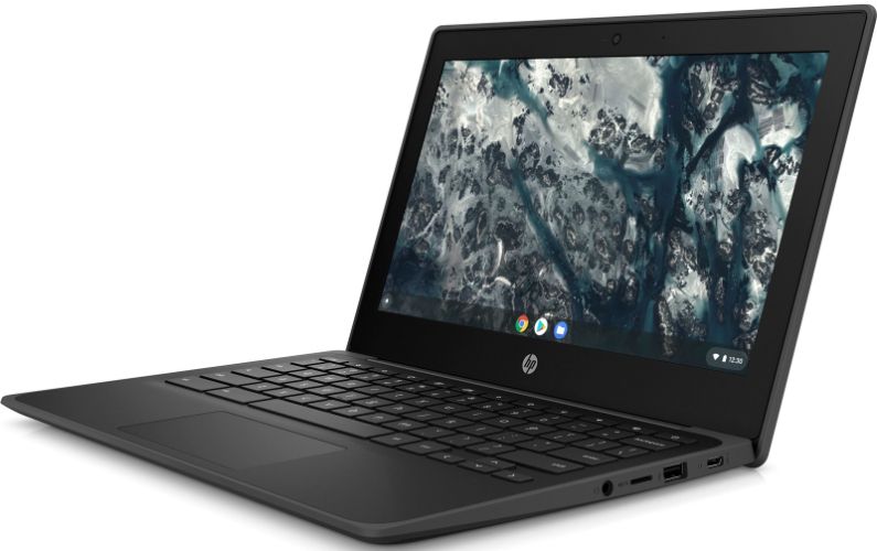 HP 11 G9 EE Chromebook 11.6" - Jet Black - Intel Celeron N4500 1.1GHz - 8GB RAM - 32GB by HP - Image 2