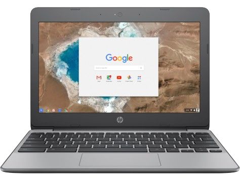 HP Chromebook 11-v010nr Laptop 11.6" - Ash Gray - Intel Celeron N3060 1.6Hz - 4GB RAM - 16GB by HP - Refurbished - Good condition - US$200.49