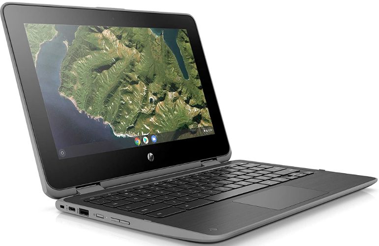 HP 11 x360 G2 EE Chromebook 11.6" - Gray - Intel Celeron N4000 1.1GHz - 4GB RAM - 32GB by HP - Image 2