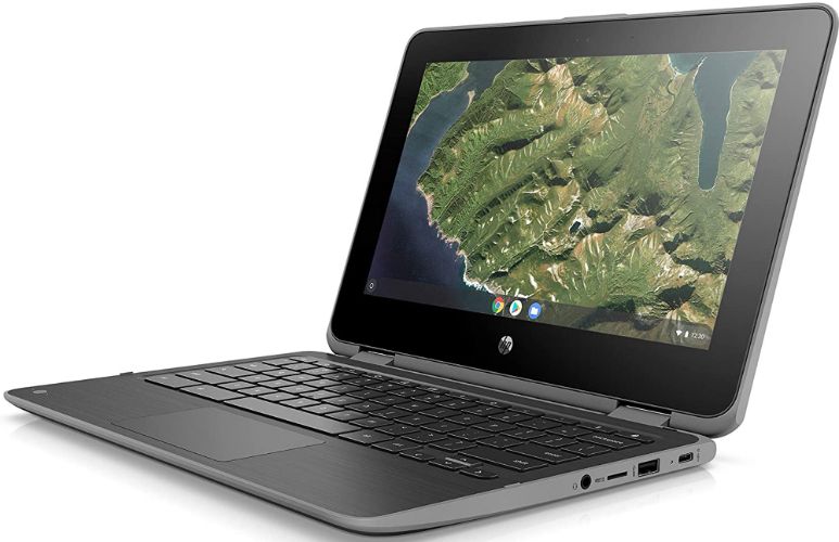 HP 11 x360 G2 EE Chromebook 11.6" - Gray - Intel Celeron N4000 1.1GHz - 4GB RAM - 32GB by HP - Image 3