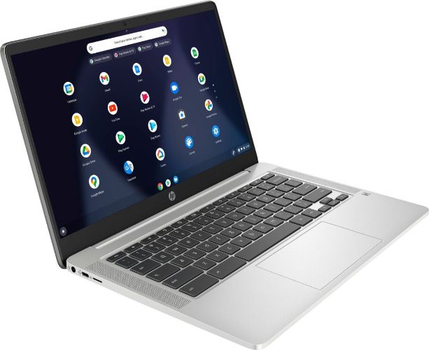 HP HP Chromebook 14a-na0010nr Laptop 14" - Intel Celeron N4000 1.1GHz - 4GB - 32GB - Mineral Silver - 14 Inch - Very Good - Standard Battery by HP - Refurbished - Very Good condition - Image 3