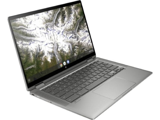 HP HP Chromebook x360 14c-ca0053dx Laptop 14" - Intel Core i3-10110U 2.1 GHz - 8GB - 64GB - Grey - Good - Standard Battery by HP - Refurbished - Good condition - Image 2