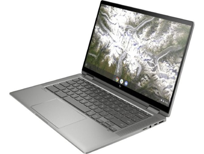 HP HP Chromebook x360 14c-ca0053dx Laptop 14" - Intel Core i3-10110U 2.1 GHz - 8GB - 64GB - Grey - Good - Standard Battery by HP - Refurbished - Good condition - Image 3