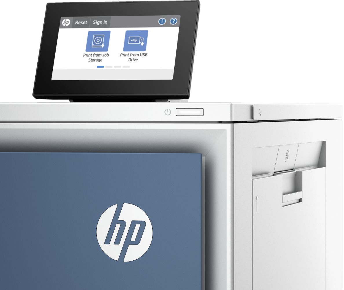 HP Color LaserJet Enterprise 6701dn Printer - White by HP - Image 4