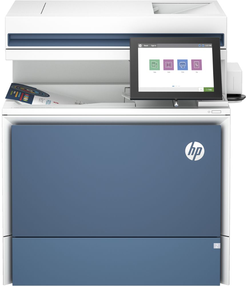HP Color LaserJet Enterprise MFP 5800f Printer - White by HP - Refurbished - Very Good condition - US$5551.76
