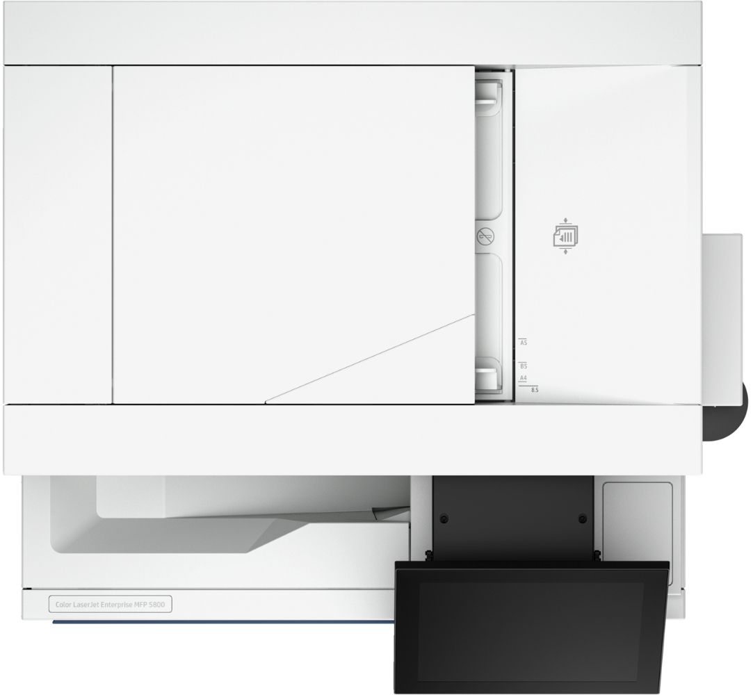 HP Color LaserJet Enterprise MFP 5800f Printer - White by HP - Image 6