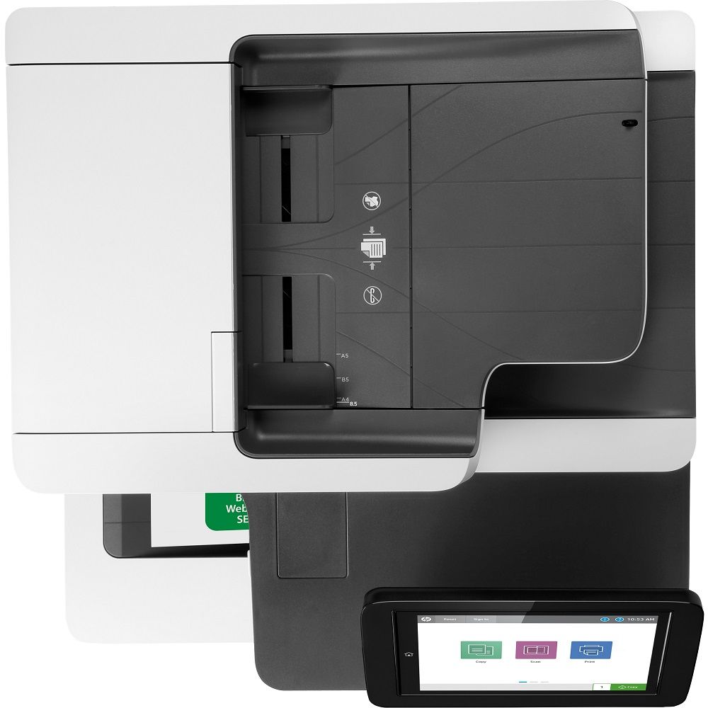 HP Color LaserJet Managed Flow MFP E57540c Laser Printer - White by HP - Image 2