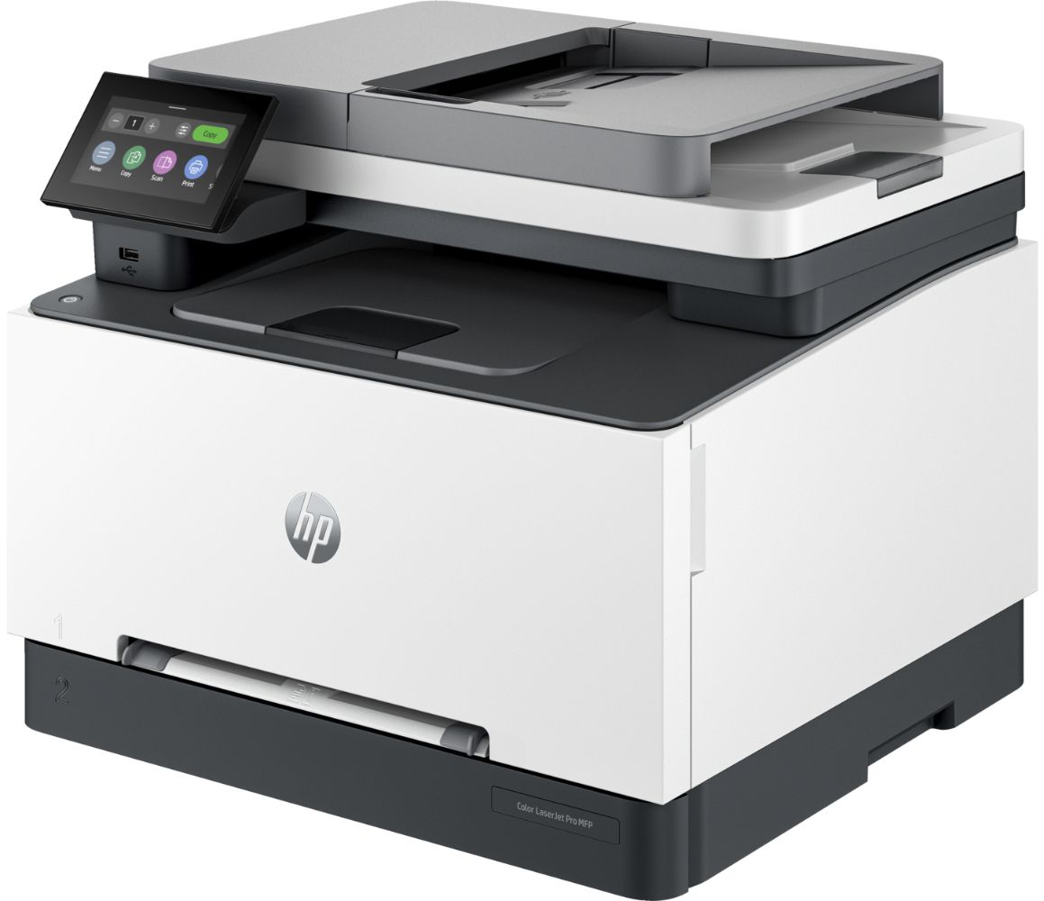 HP Color LaserJet Pro MFP 3301fdw Wireless Printer - White by HP - Image 2