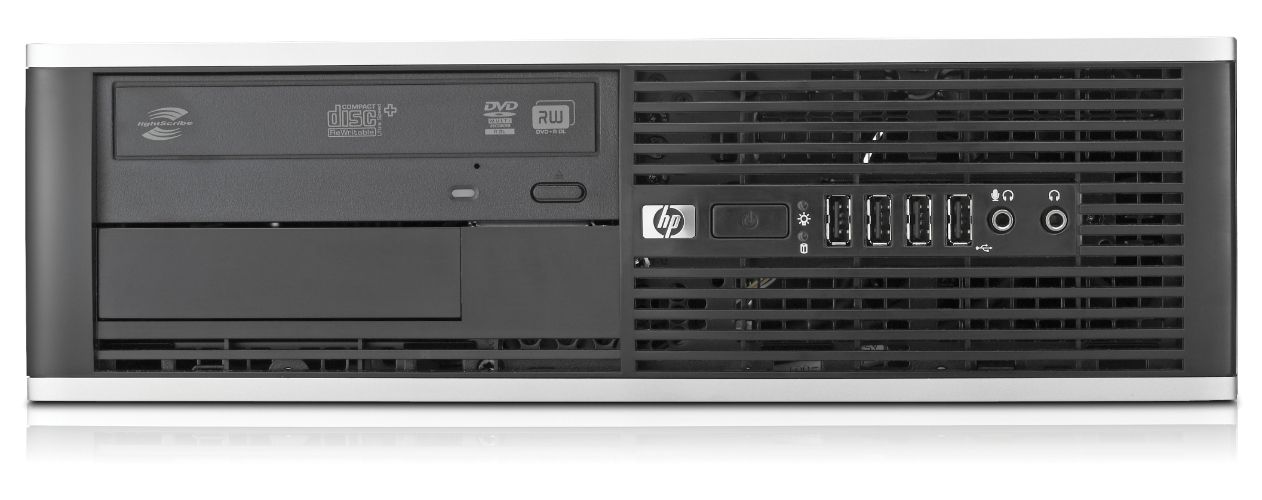 HP Compact 6000 Pro SFF Desktop - AMD Athlon II X2 B24 3.0GHz - 250GB - Black - 4GB RAM by HP - Refurbished - Good condition - CA$120.99