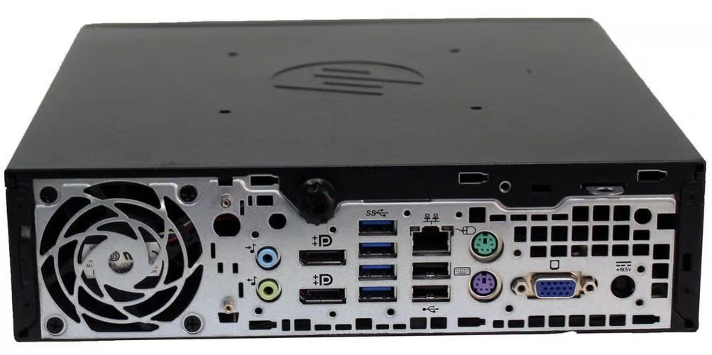 HP Compaq Elite 8300 Ultra Slim Desktop PC - Intel Core i5-3470S 2.9GHz - 500GB - Black - 4GB RAM by HP - Refurbished - Good condition - Image 3