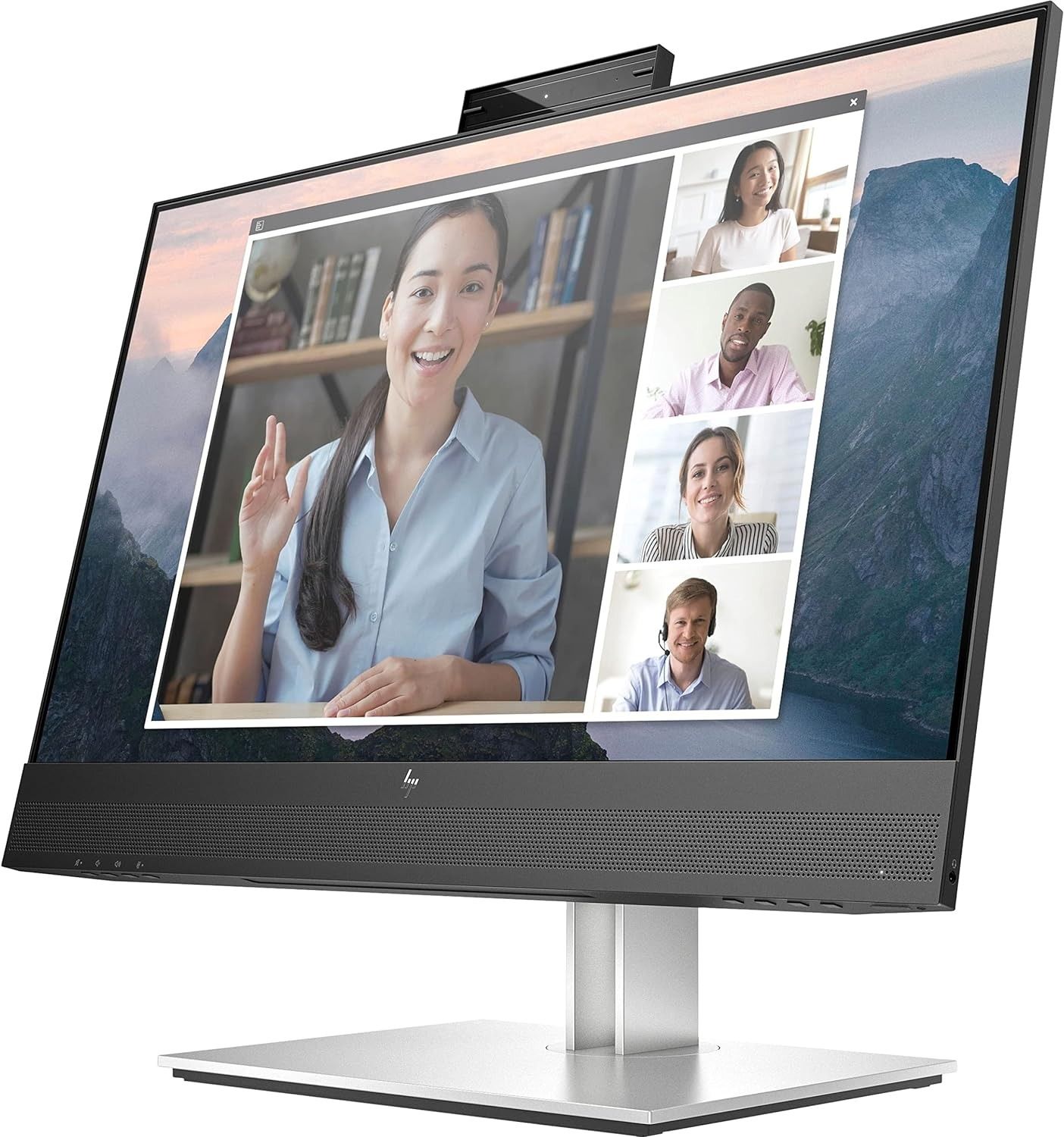 HP E24mv G4 23.8" Monitor - Black/Silver by HP - Image 2