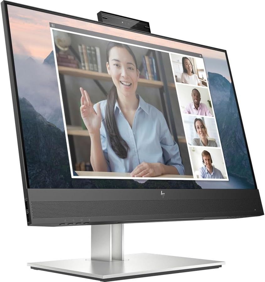HP E24mv G4 23.8" Monitor - Black/Silver by HP - Image 3