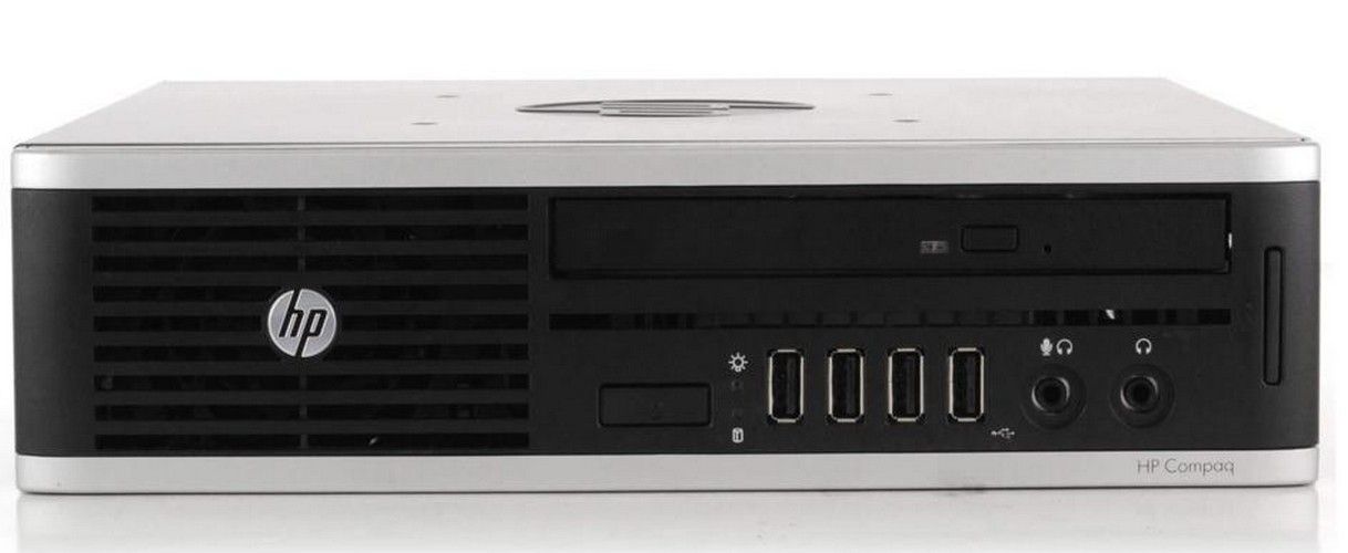 HP Elite 8200 Ultra Slim Desktop PC - Intel Core i5-2400S 2.5GHz - 256GB - Black/Silver - 8GB RAM by HP - Refurbished - Good condition - CA$201.49