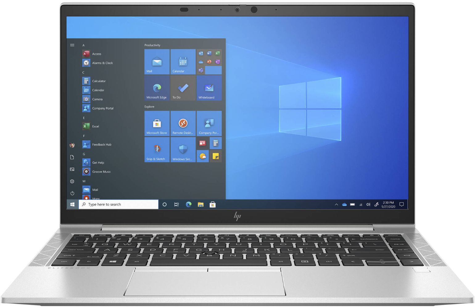 HP HP EliteBook 845 G8 Notebook PC 14"inch + ION Projector - AMD Ryzen 5 PRO 5650U 2.3GHz - 16GB - 256GB - Silver - 14 Inch - Very Good - Standard Battery by HP - Refurbished - Very Good condition - Image 2