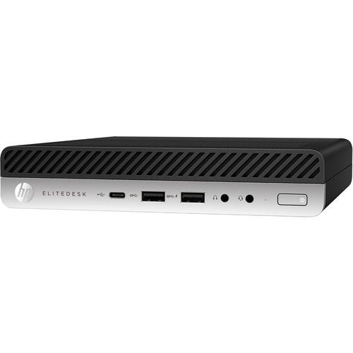 HP EliteDesk 705 G4 Desktop Mini PC - AMD Ryzen 5 2400G 3.6GHz - 512GB - Black - 16GB RAM by HP - Image 3