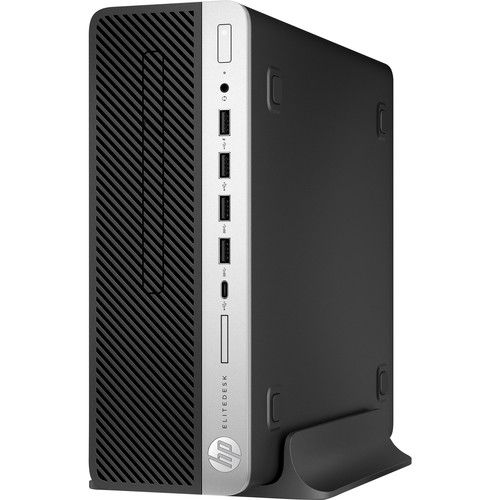 HP EliteDesk 705 G4 Desktop SFF - AMD Ryzen 5 Pro 2400Ge 3.2GHz - 512GB - Black - 16GB RAM by HP - Image 3