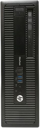HP EliteDesk 800 G1 SFF - Intel Core i7-4770 3.40GHz - 256GB - Black - 8GB RAM by HP - Refurbished - Very Good condition - US$212.58