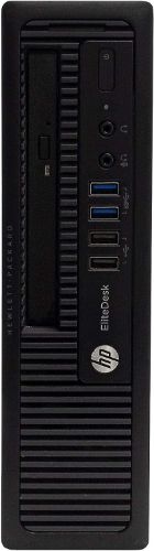 HP EliteDesk 800 G1 USFF - Intel Core i5-4570s 2.9GHz - 256GB - Black - 8GB RAM by HP - Refurbished - Very Good condition - US$197.28