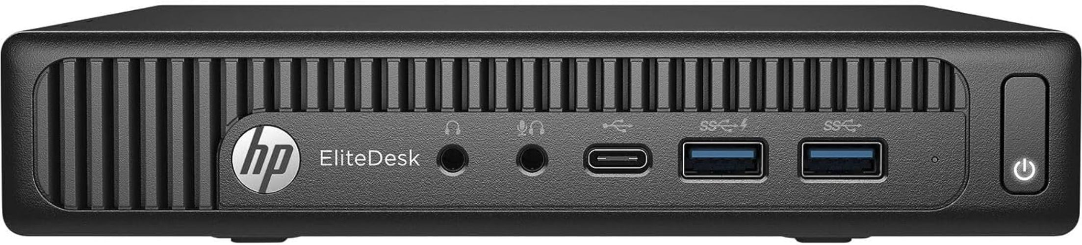 HP EliteDesk 800 G2 Mini Desktop - Intel Core i5-6500T 2.5GHz - 256GB - Black - 8GB RAM by HP - Refurbished - Very Good condition - CA$682.99