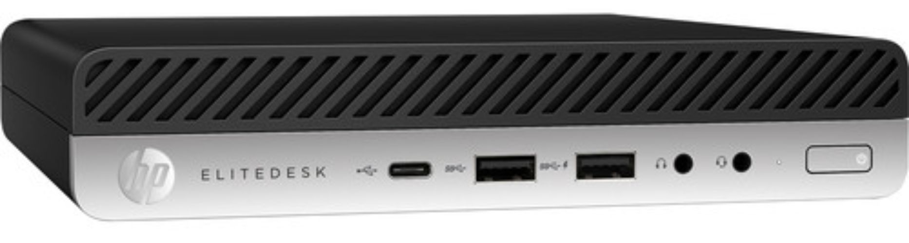 HP EliteDesk 800 G4 Desktop Mini Business PC - Intel Core i5-8500T 2.1GHz - 256GB - Black - 16GB RAM by HP - Image 2