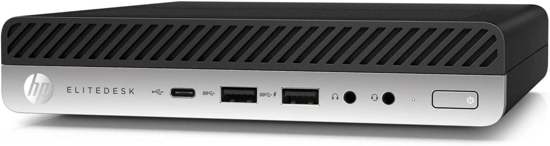 HP EliteDesk 800 G4 Desktop Mini Micro PC - Intel Core i5-8500T 2.1GHz - 256GB - Black - 16GB RAM by HP - Image 2