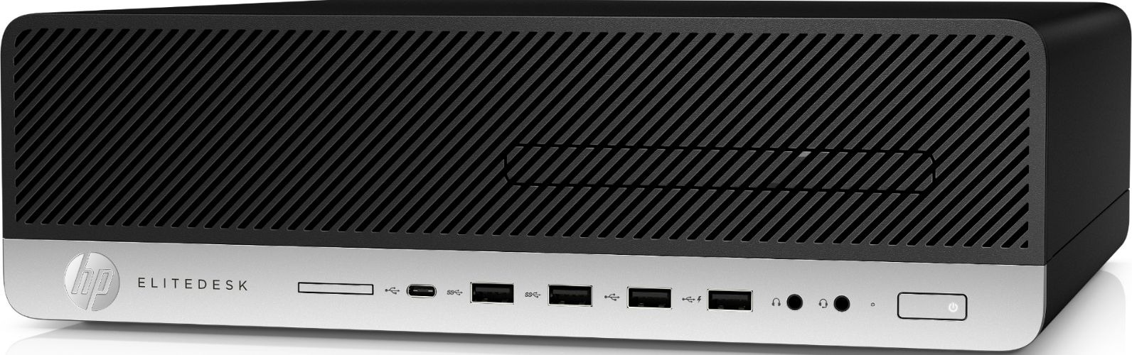 HP EliteDesk 800 G4 Desktop SFF - Intel Core i7-8700 3.2GHz - 256GB - Black - 16GB RAM by HP - Image 2