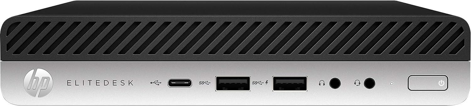 HP EliteDesk 800 G5 Mini Desktop - Intel Core i5-9500T 2.2GHz - 256GB - Black - 16GB RAM by HP - Refurbished - Excellent condition - CA$1228.99